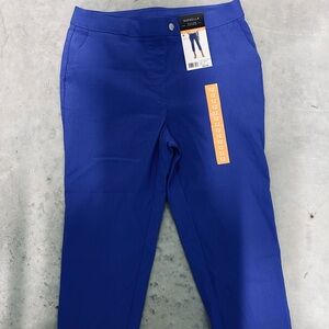 Rafaella Women’s Dazzling Blue Stretch Capri Pants Size 12